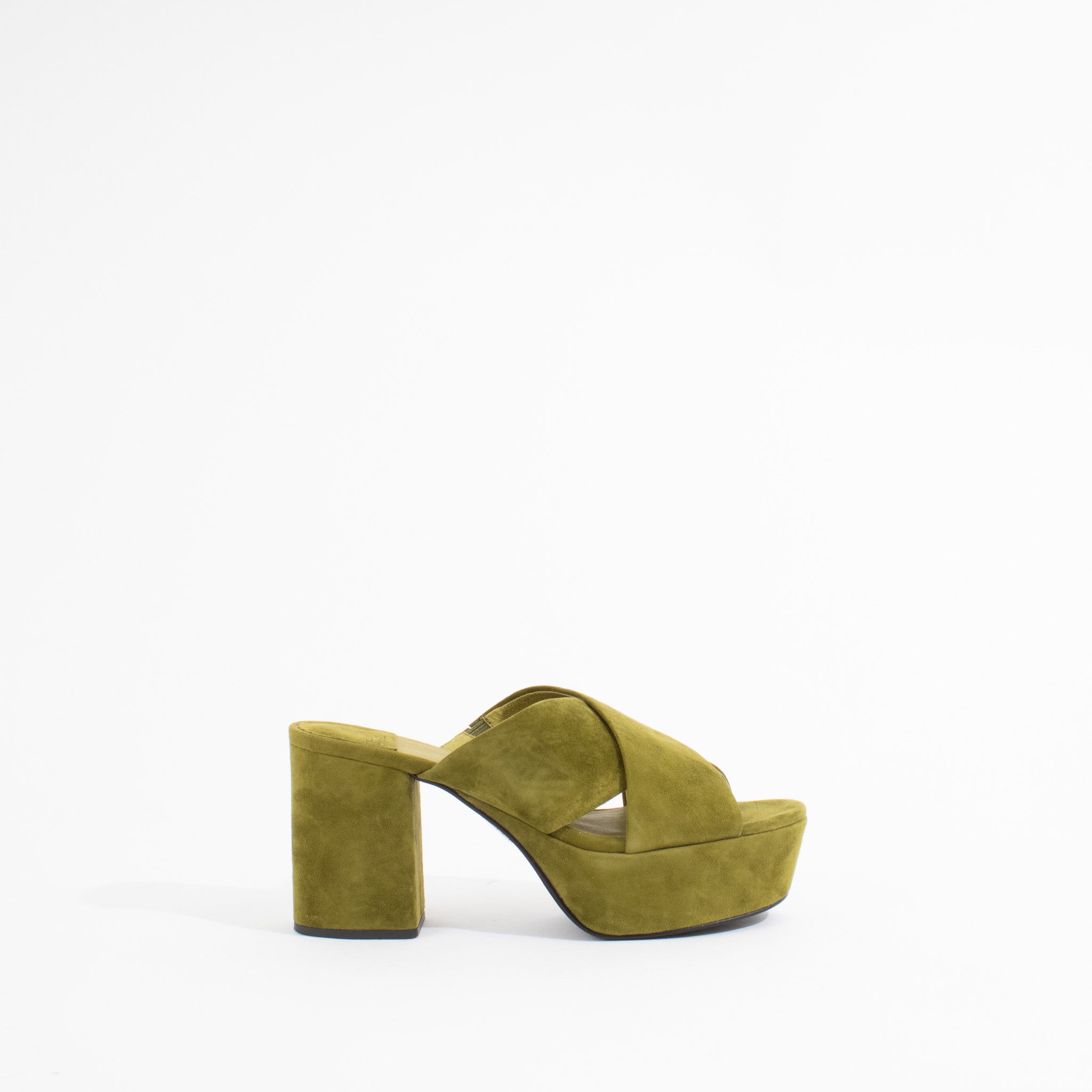 COERCE | OLIVE SUEDE