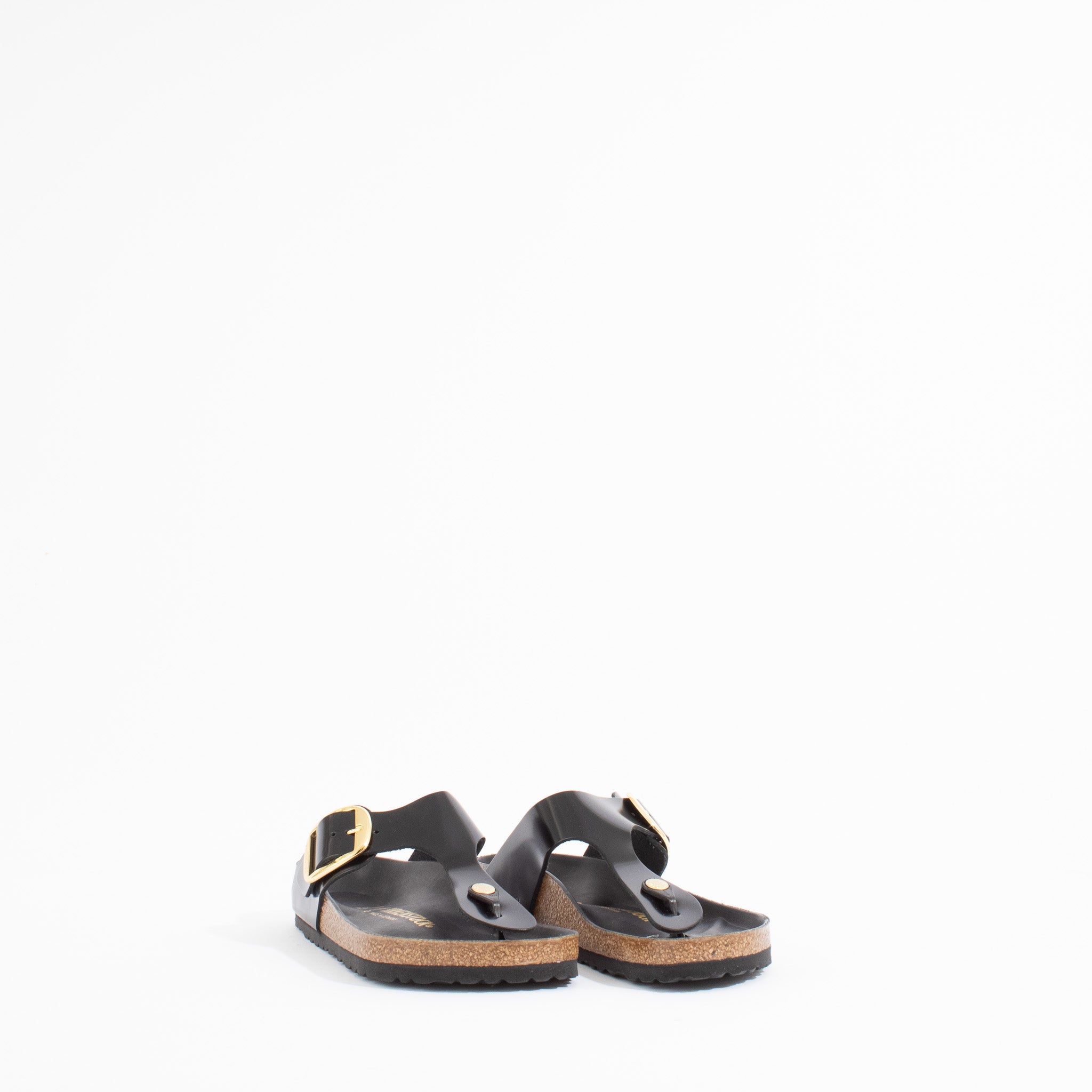 GIZEH BIG BUCKLE | HIGH SHINE BLACK