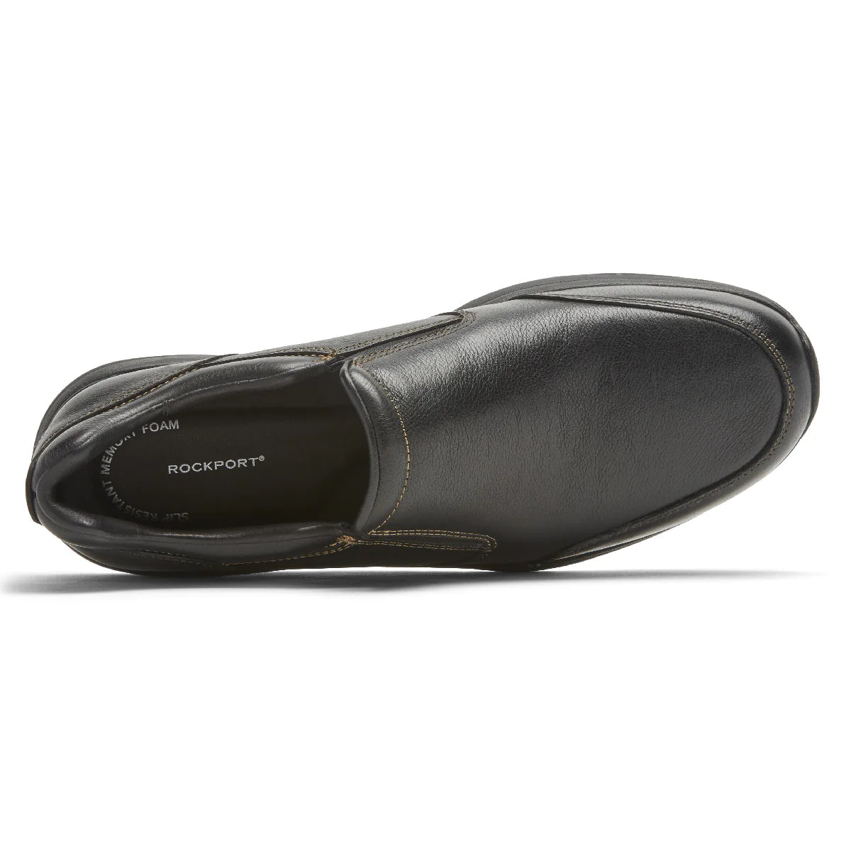 ROCKPORT MEN'S EDGE HILL 2 DOUBLE GORE SLIP-ON - BLACK