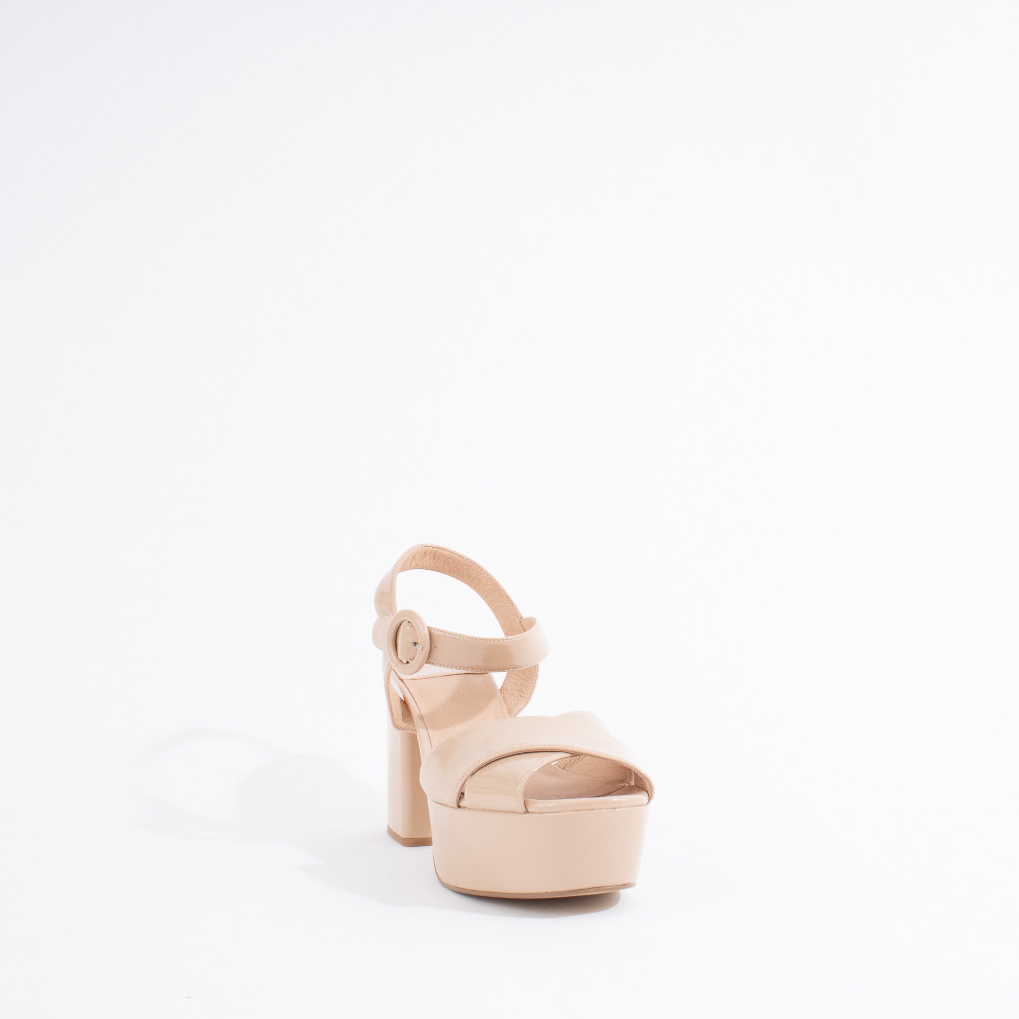 DETERMINED | BEIGE CRINKLE PATENT