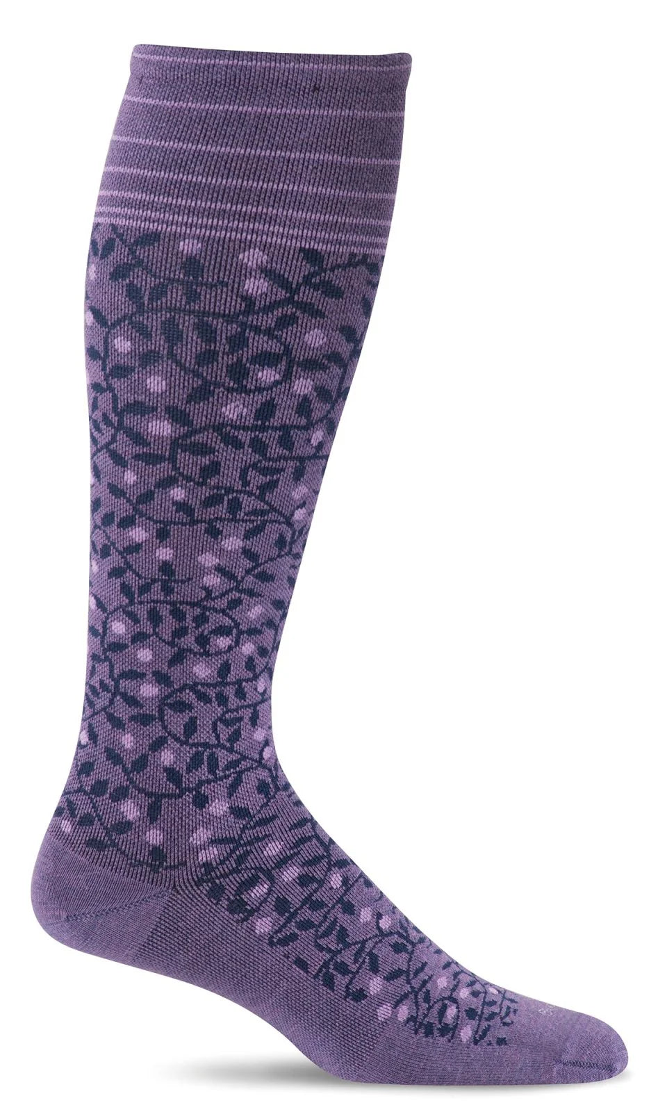 SOCKWELL NEW LEAF PLUM COMPRESSION 15-20mmHG