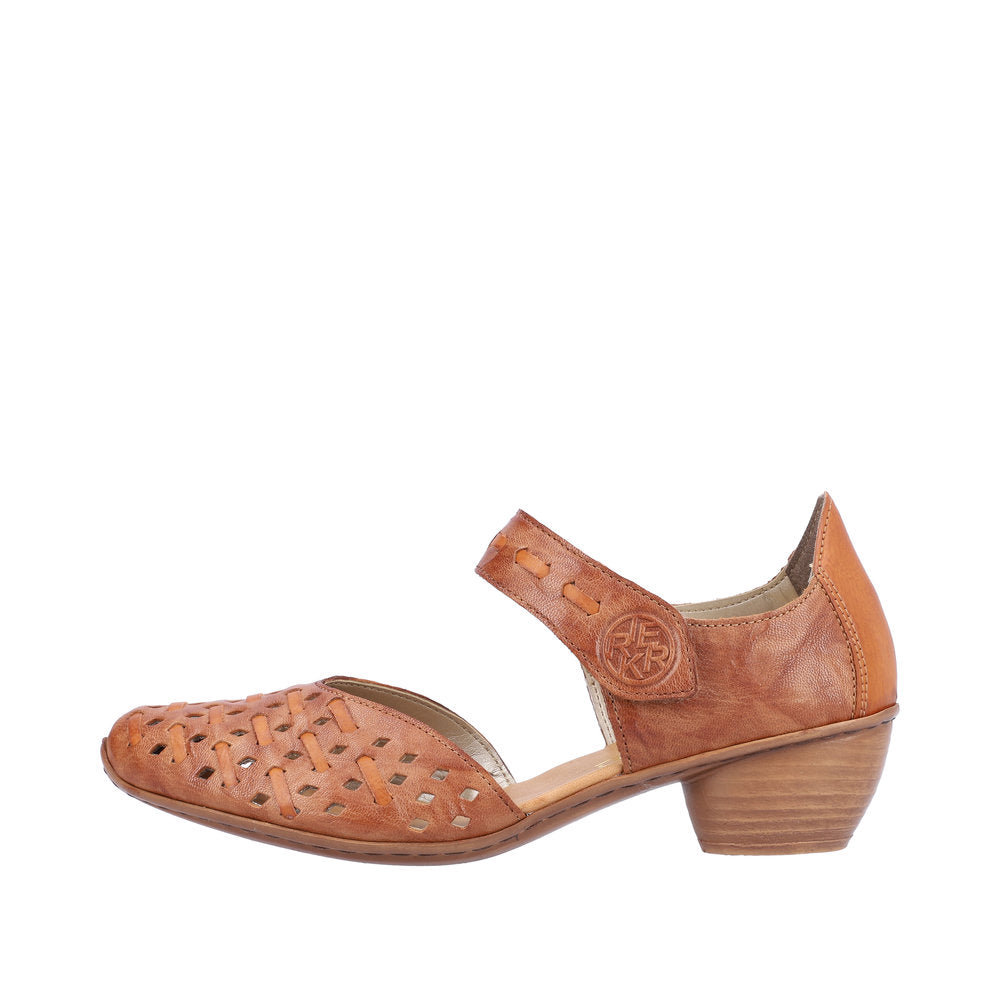 RIEKER WOMEN'S 43770-22 SANDAL - CAYENNE