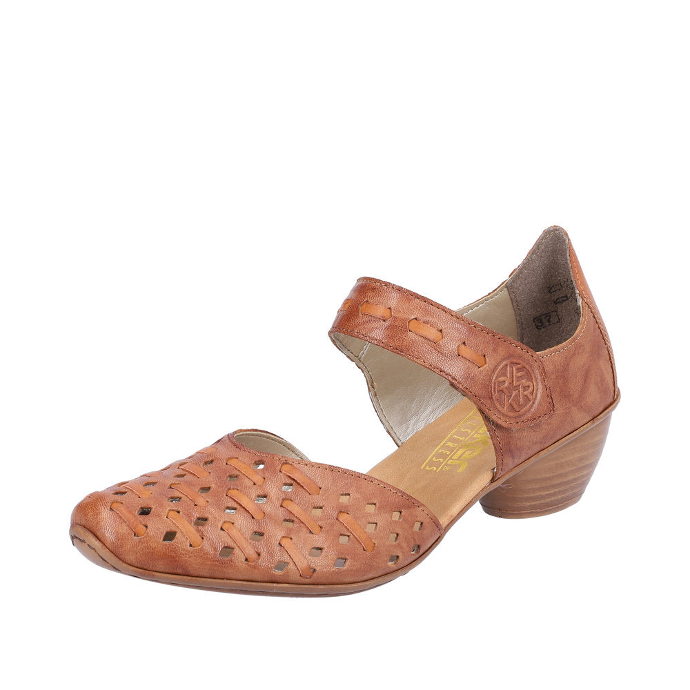 RIEKER WOMEN'S 43770-22 SANDAL - CAYENNE