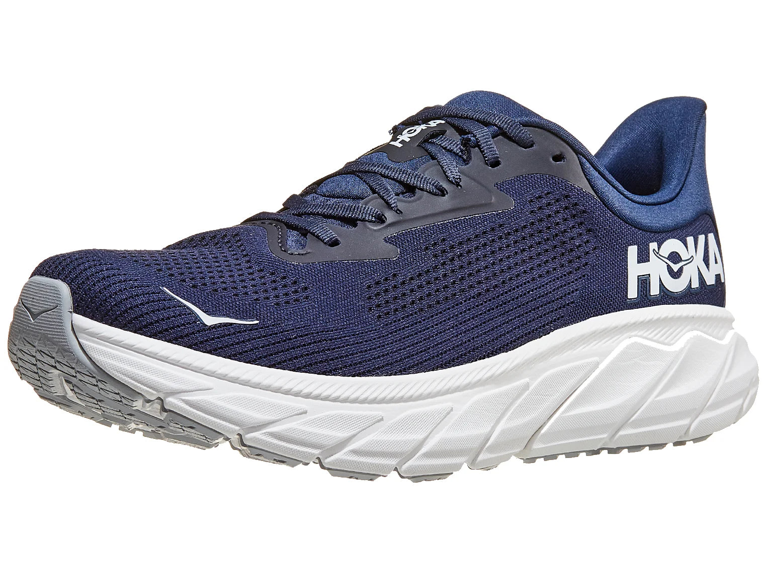 HOKA MENS ARAHI 7 - OUTER SPACE / WHITE