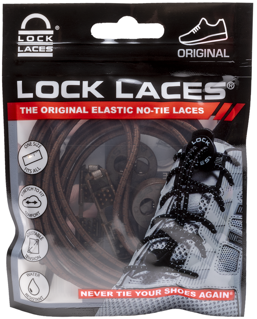 LOCK LACES BROWN