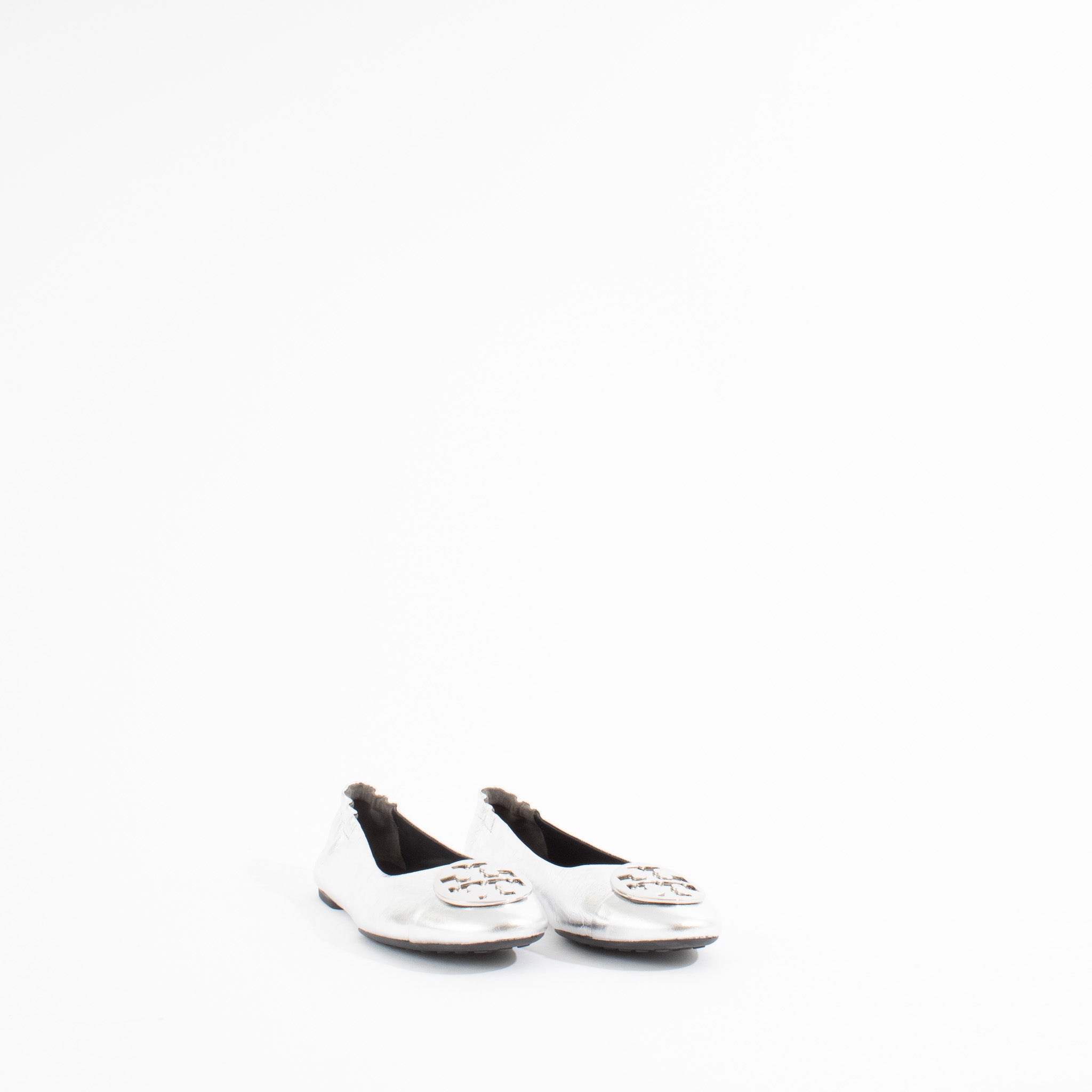 CLAIRE CAP TOE BALLET | SILVER