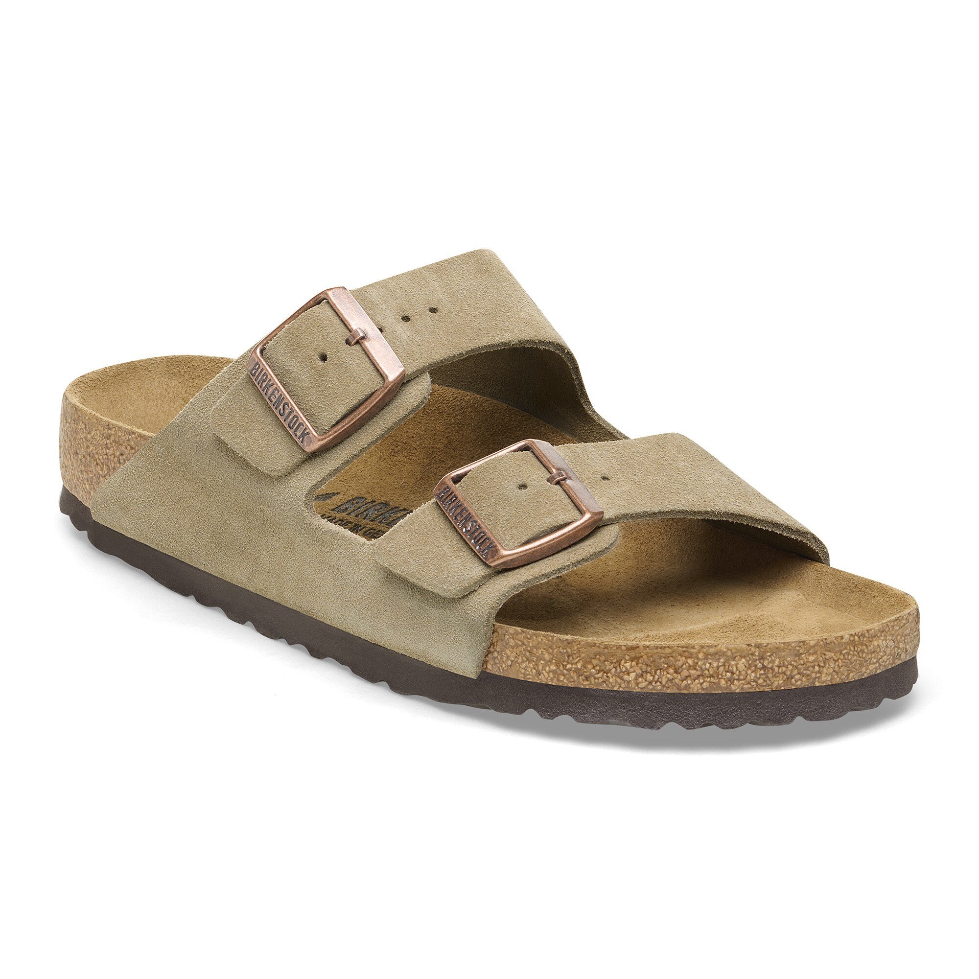 BIRKENSTOCK ARIZONA CLASSIC FOOTBED - TAUPE SUEDE