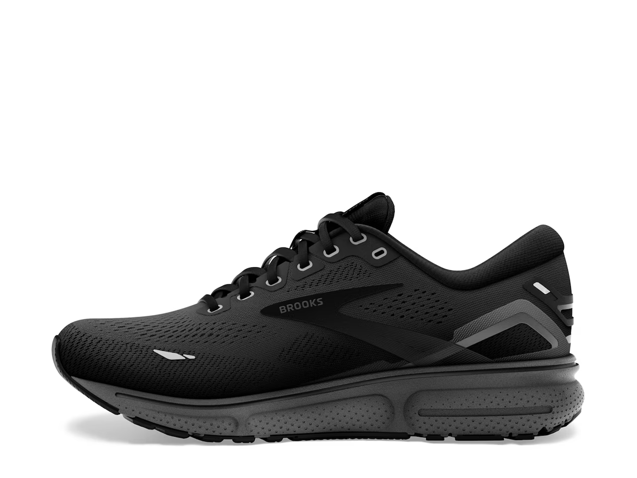 BROOKS MENS GHOST 15 - BLACK / BLACK