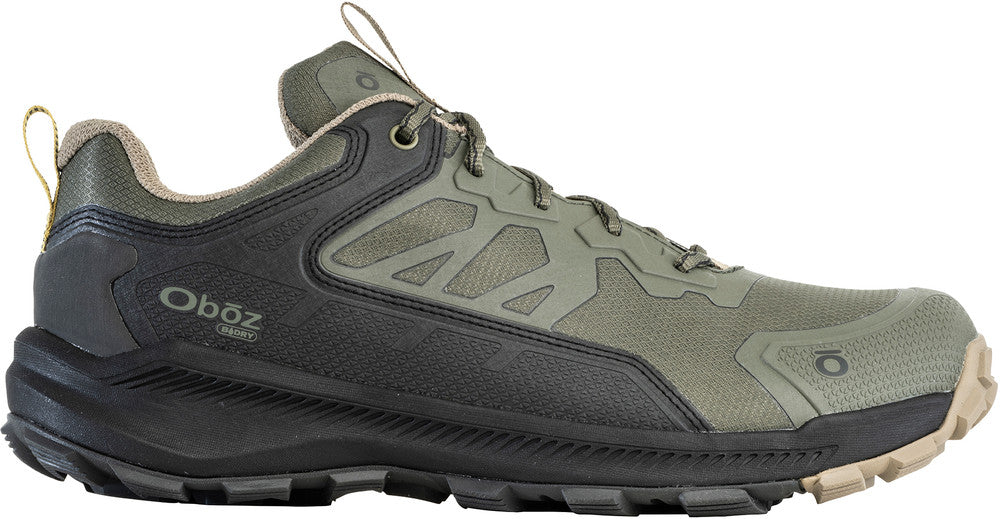 OBOZ MENS KATABATIC LOW WATERPROOF - EVERGREEN