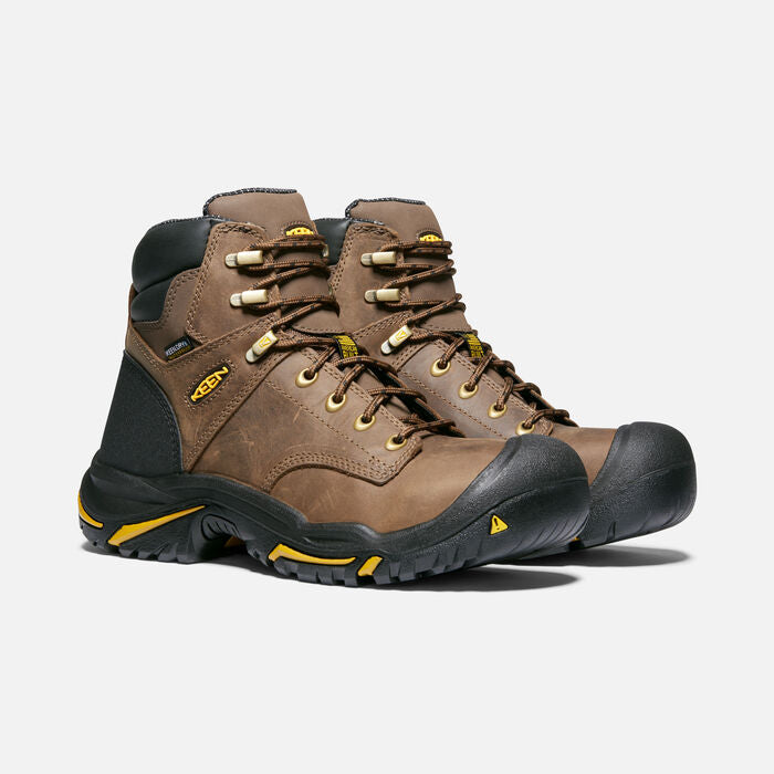 KEEN UTILITY MEN'S MT VERNON 6 WATERPROOF STEEL TOE BOOT