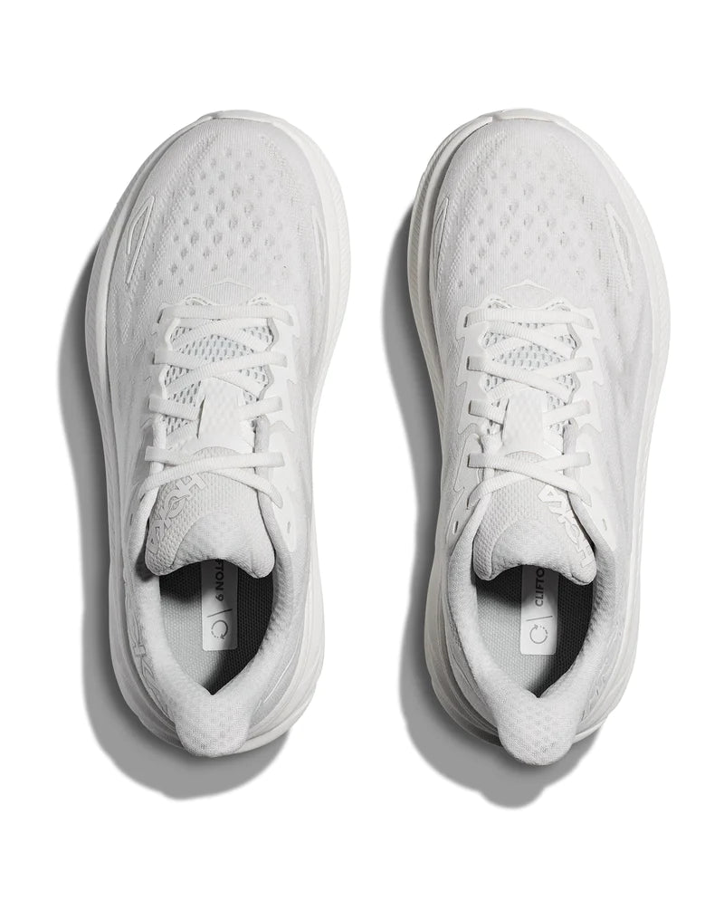 HOKA MENS CLIFTON 9 - WHITE