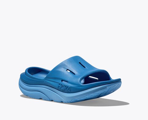 HOKA ALL GENDER ORA RECOVERY SLIDE 3 - COASTAL SKY/ALL ABOARD