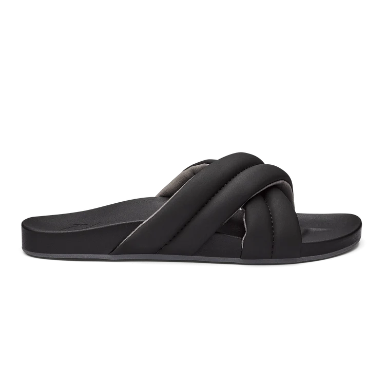 OLUKAI HILA SLIDE BLACK