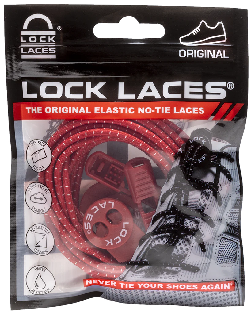 LOCK LACES RED