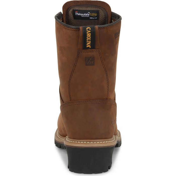 CAROLINA 5821 8 STEEL TOE INSULATED WATERPROOF LOGGER