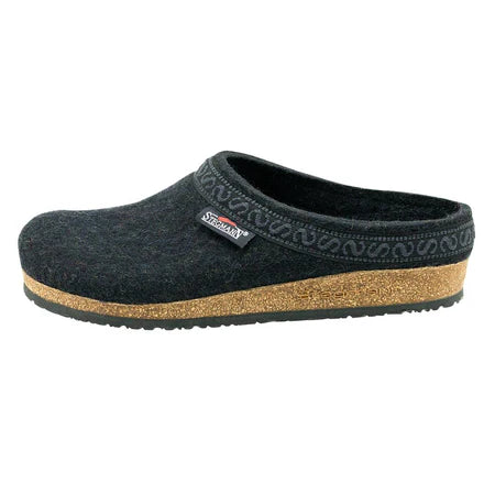 STEGMANN ORIGINAL 108 WOOL CLOG - GRAPHITE - MEN'S