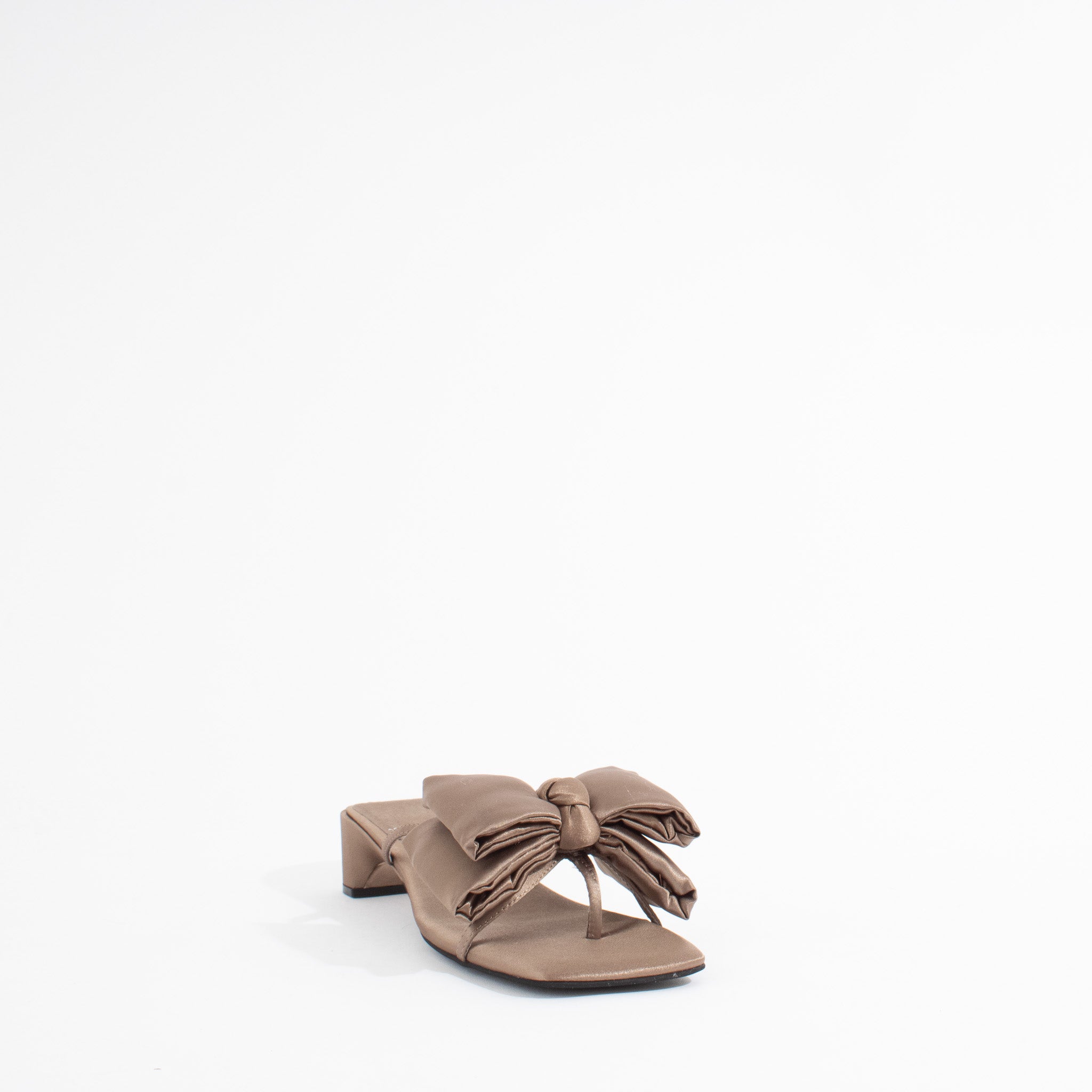 PRIM BOW | BROWN SATIN