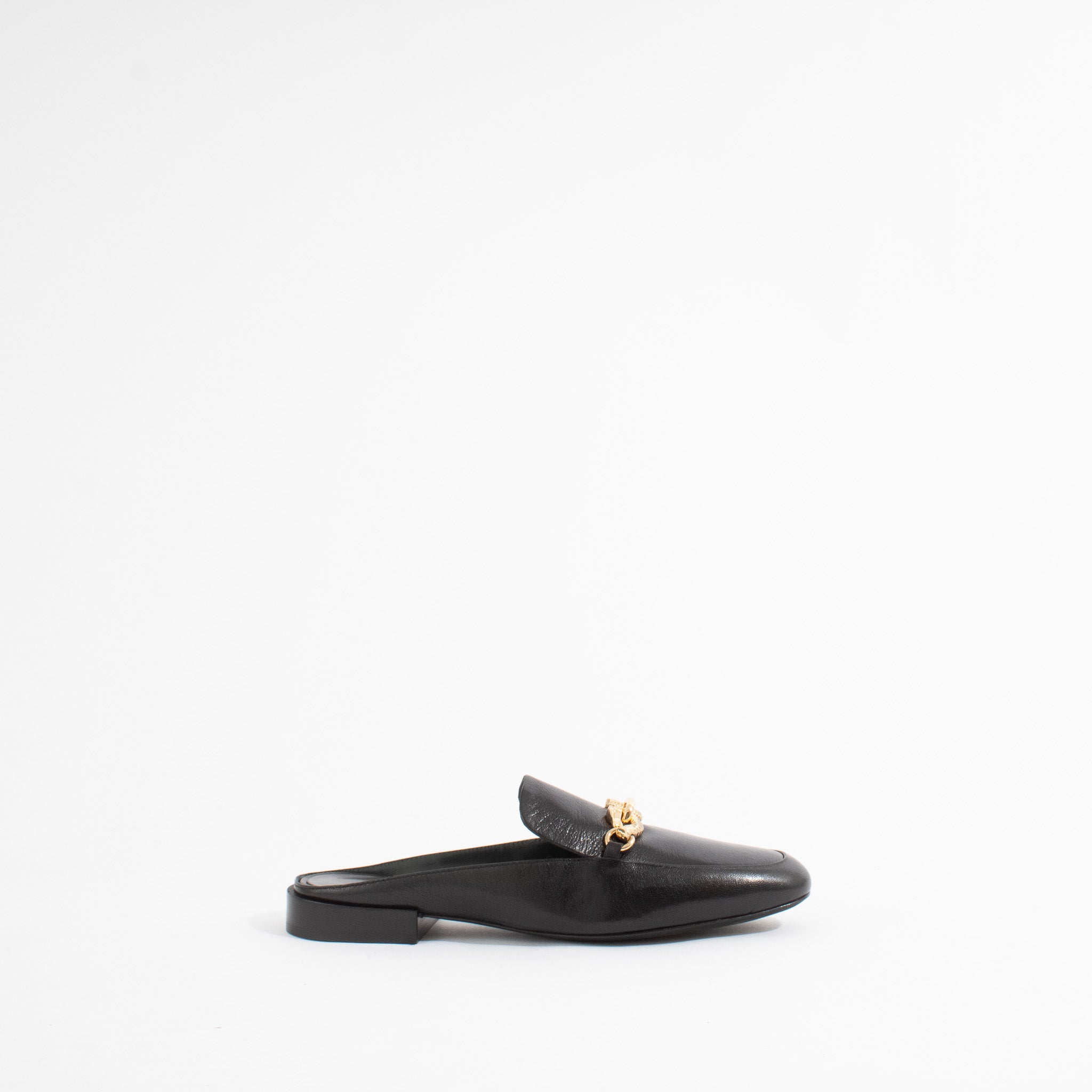 JESSA BACKLESS LOAFER | BLACK