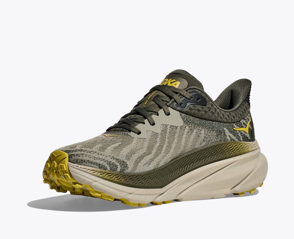 HOKA MENS CHALLENGER 7 - OLIVE HAZE / FOREST