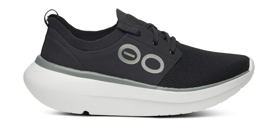 OOFOS OOMY STRIDE MEN'S BLACK/WHITE