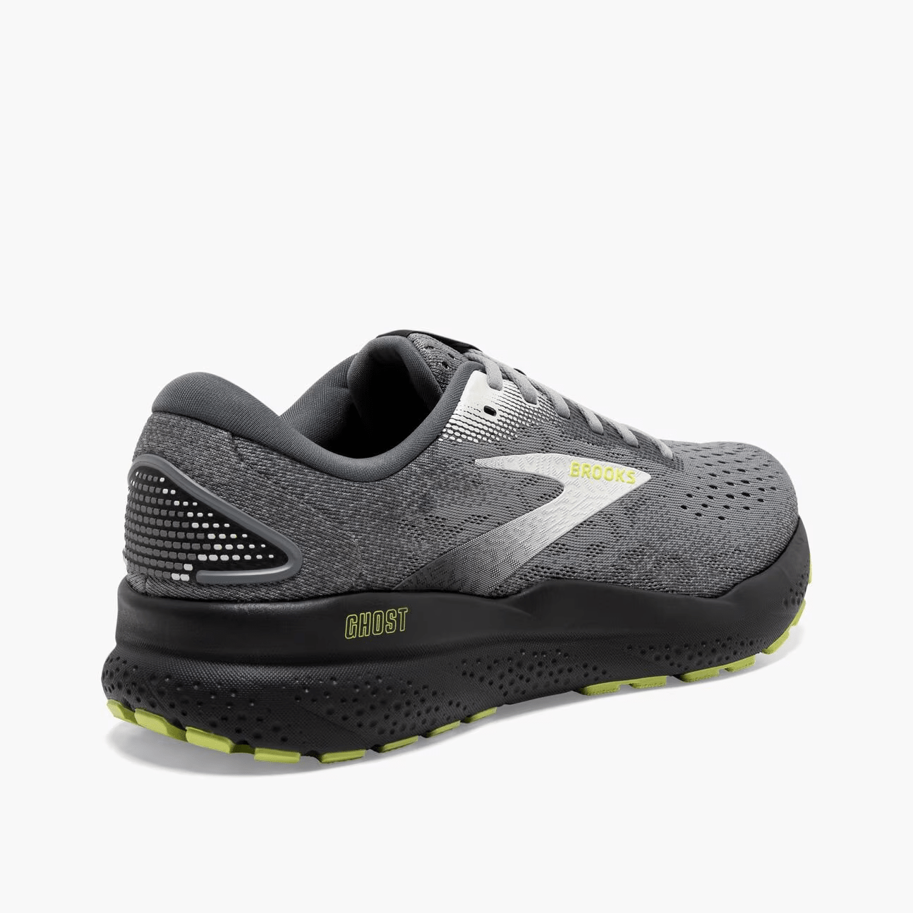 BROOKS MENS GHOST 16 - PRIMER GREY / LIME