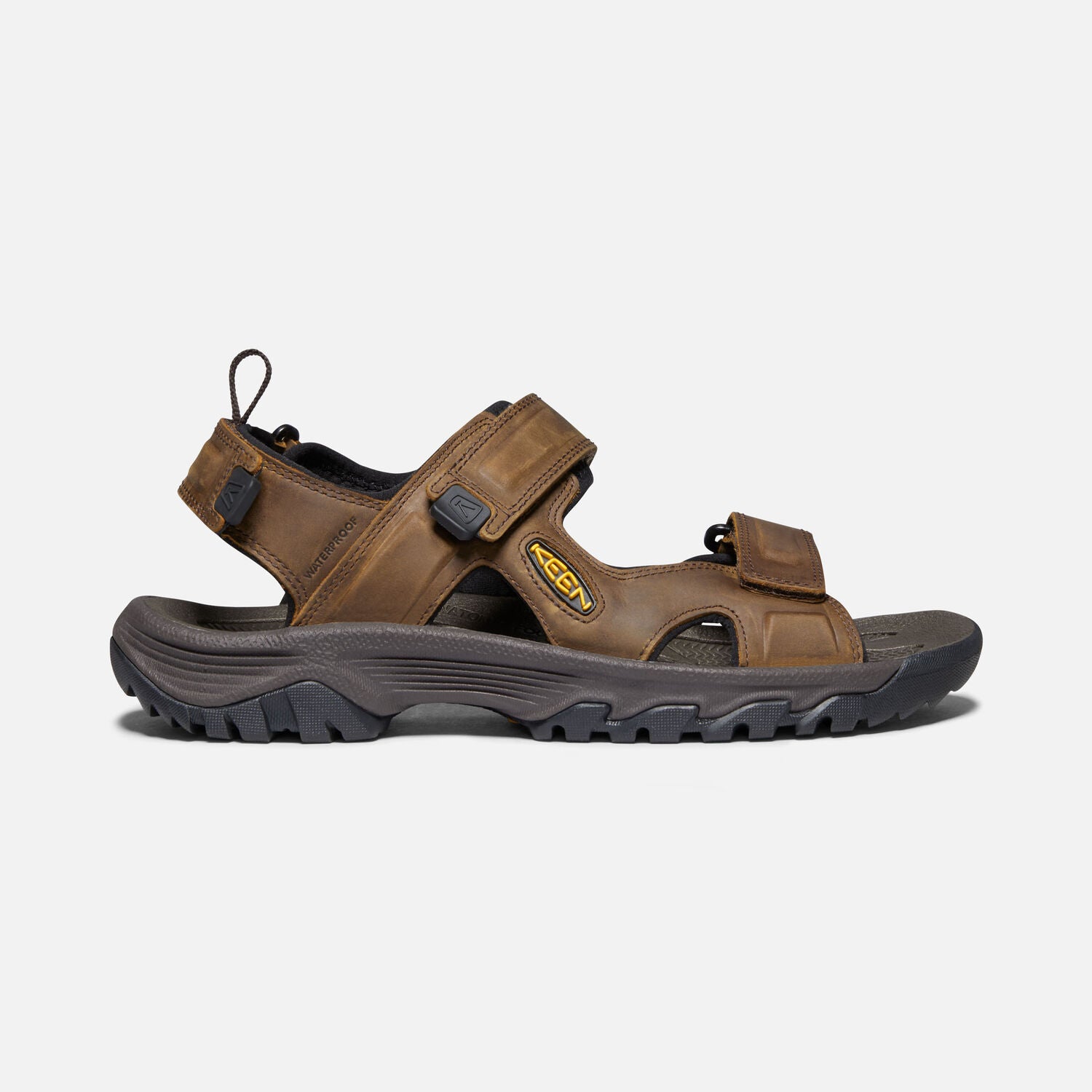 KEEN MEN'S TARGHEE III OPEN TOE SANDAL - BISON