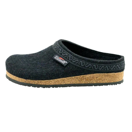 STEGMANN ORIGINAL 108 WOOL CLOG - GRAPHITE - WOMEN'S