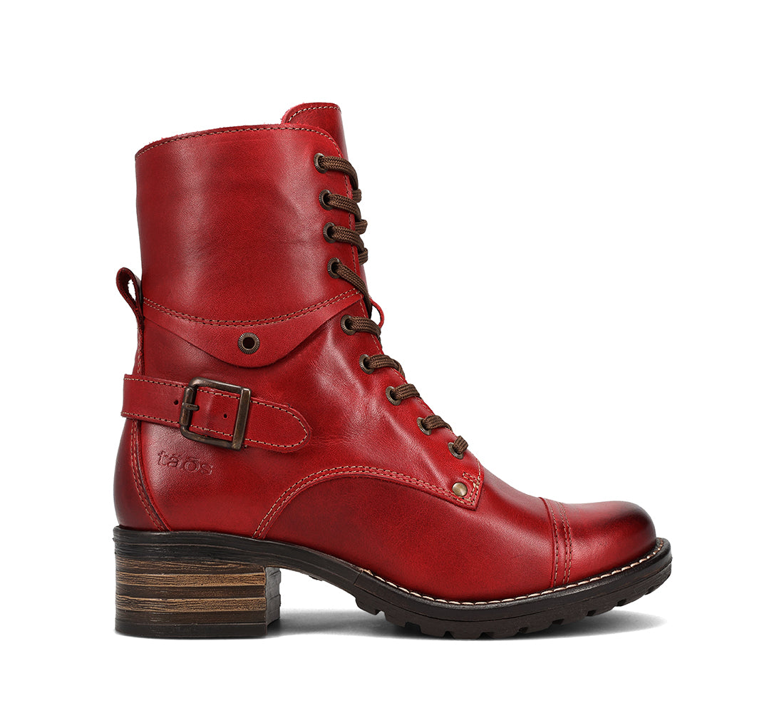 TAOS CRAVE BOOT - CLASSIC RED