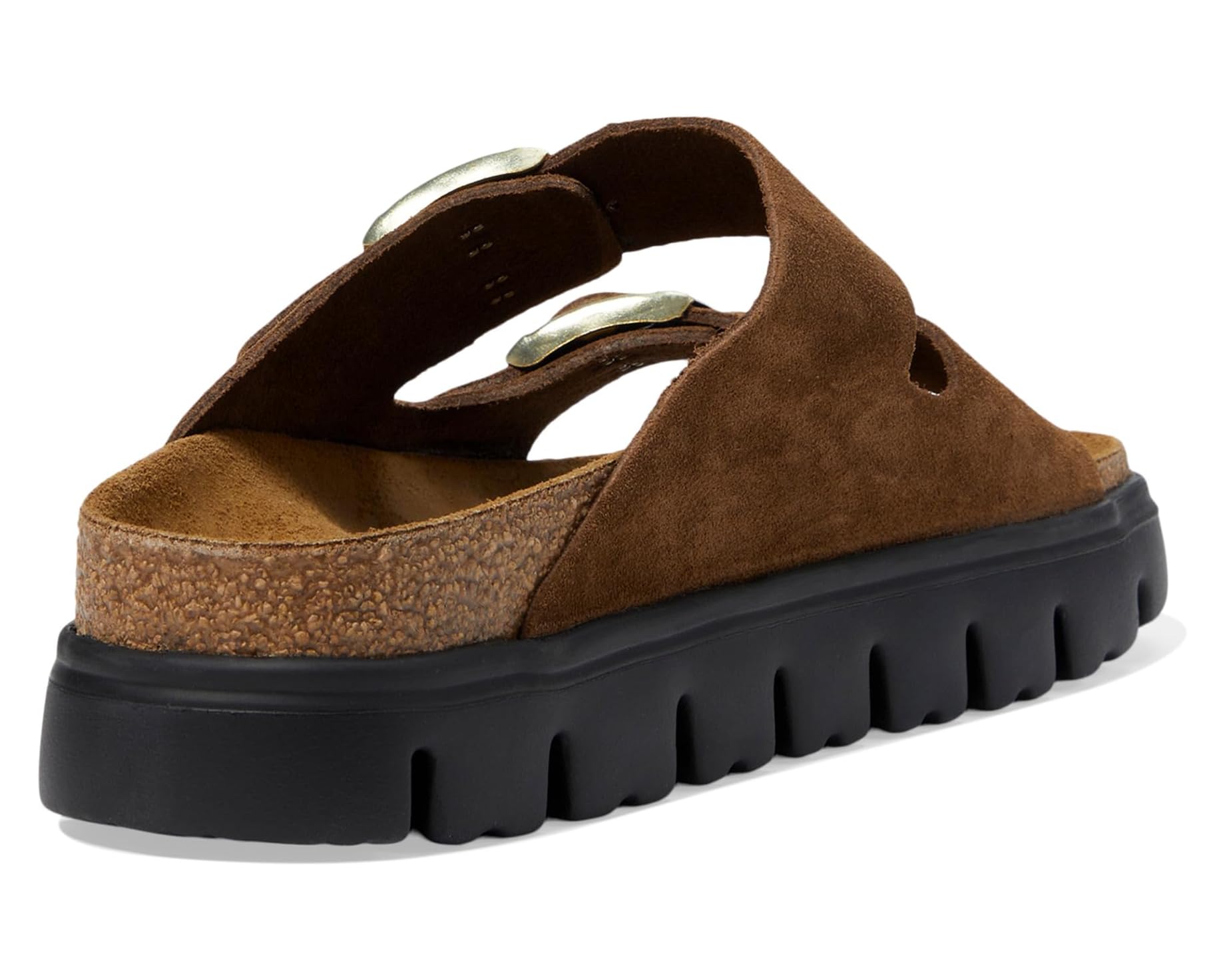 BIRKENSTOCK ARIZONA CHUNKY - DARK TEA SUEDE