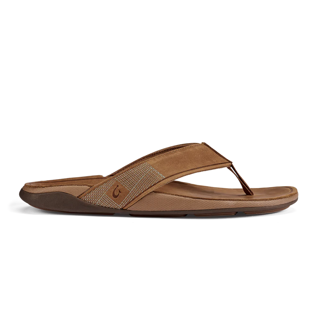 OLUKAI MEN'S TUAHINE SANDAL - TOFFEE